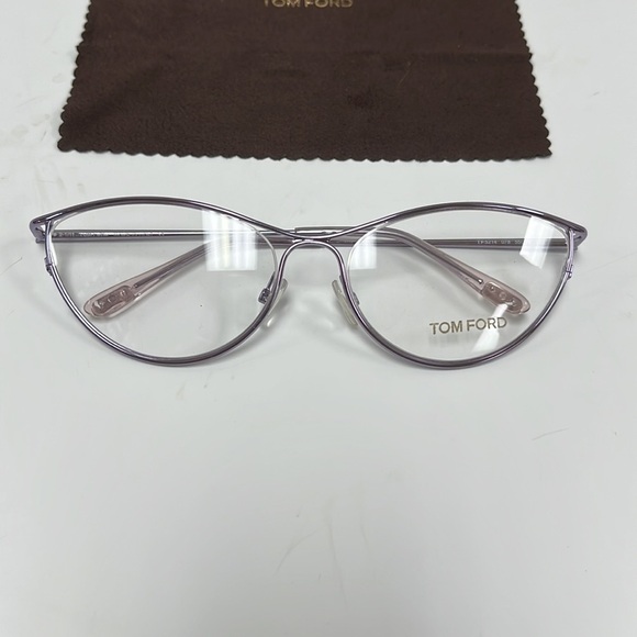 Tom Ford Women's Eyeglasses FT5214V /078 Purple 55mm New / Authentic - Picture 3 of 6